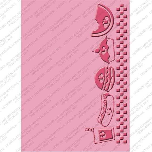 Cuttlebug 4-pc embossing folders - SIMPLY CHARMED - Picture 6 of 8